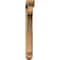 Ekena Millwork Legacy Arts and Crafts Smooth Bracket w/ Offset Brace, Western Red Cedar, 5 1/2"W x 34"D x 42"H BKT0604X34X42LEC03SWR - alternate 4